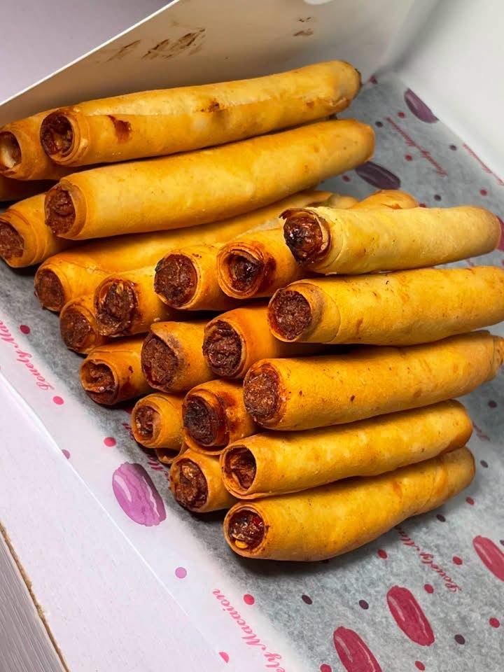 Sausage Rolls, design 3 by Anah Cakes