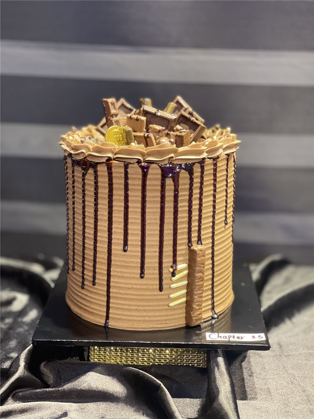 Three layer cake from Anah Cakes